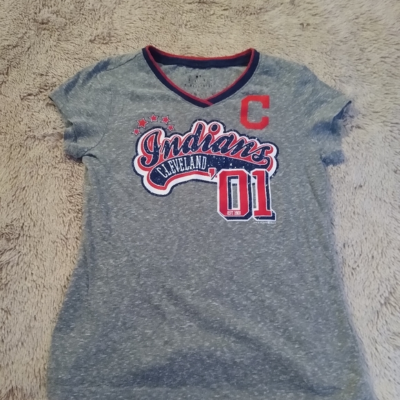 girls cleveland indians shirt